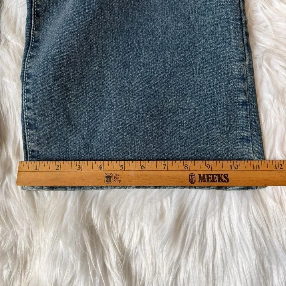 NWT True Religion Jeans Womens Bobbi Low Slung Baggy Blue Denim Stretch 28X32